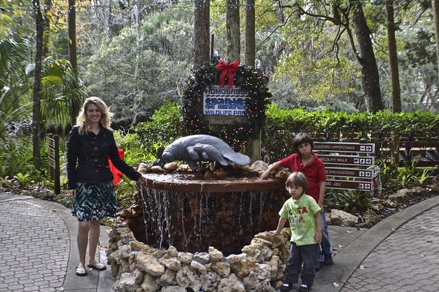 entrance to the homosassa spring park