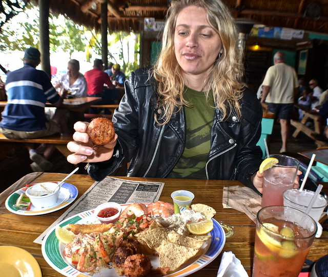 eating at hogfish grill in key west 