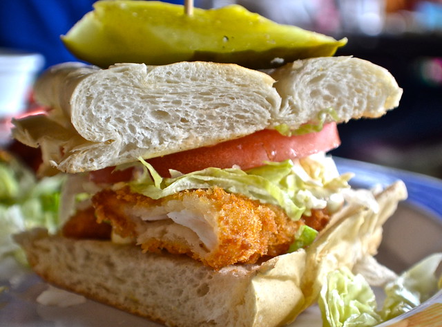 hogfish sandwich at hogfish grill in key west 