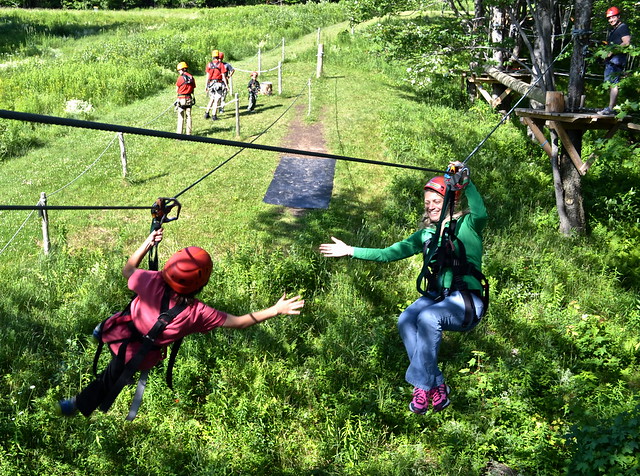 smuggler notch zip line arbotrek vermont