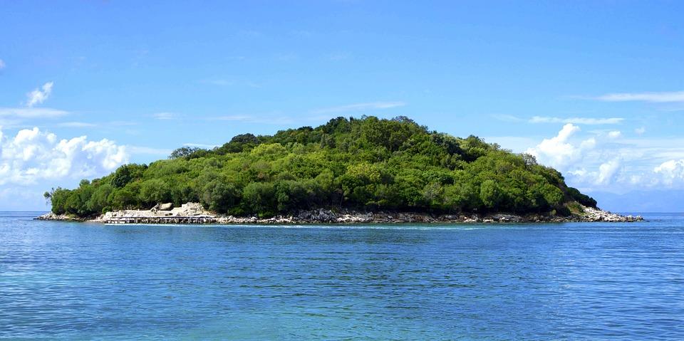 an island in albania