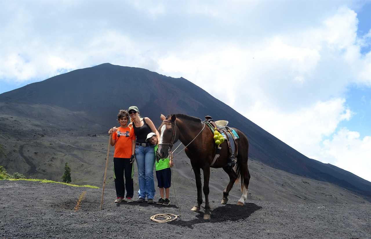 hot springs in guatemala - pacaya volcano hike