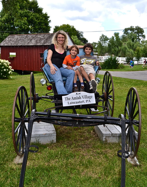 Family fun at Amish Village Lancaster PA