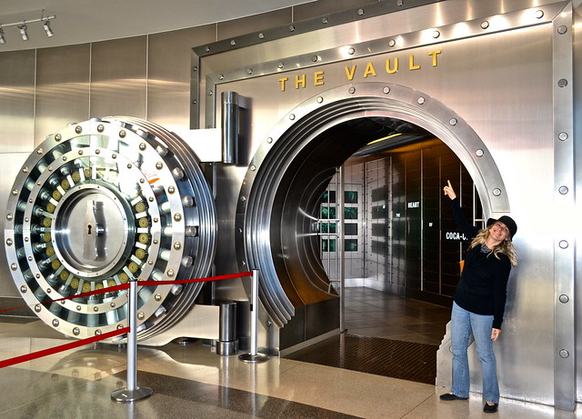 coca cola vault door at world of coke