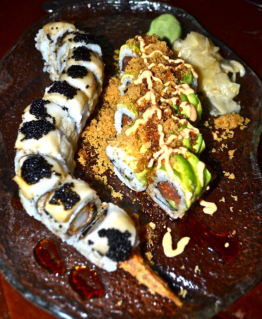 sushi rolls - white tiger roll - echo restaurant