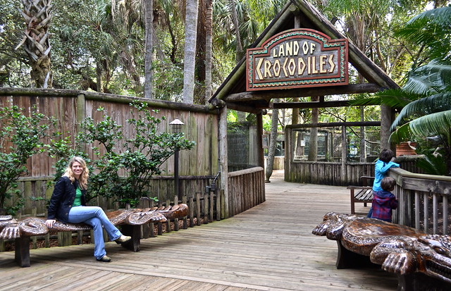 land of crocs at alligator farm saint augustine florida 