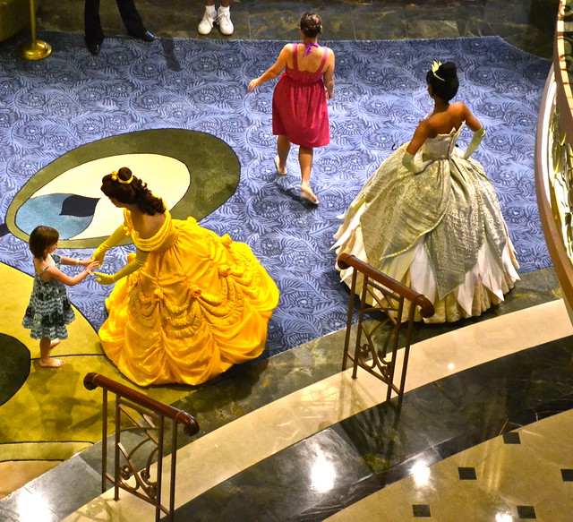 disney princess at a the disney fantasy cruise