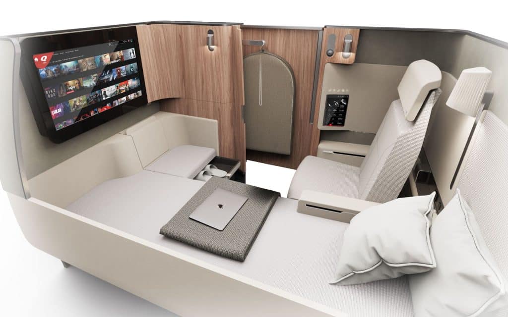 Qantas introduces new First-Class Cabins that Look Like Small Living Rooms