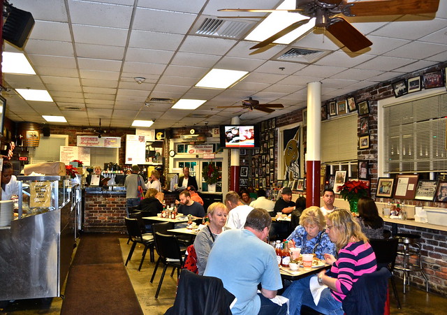 dining area at the mother restaurant in new orleans 