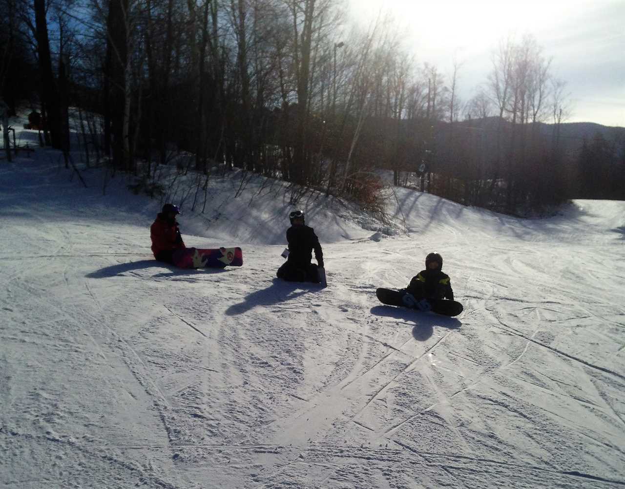 snowboarding family in vermont, smugglers notch resort