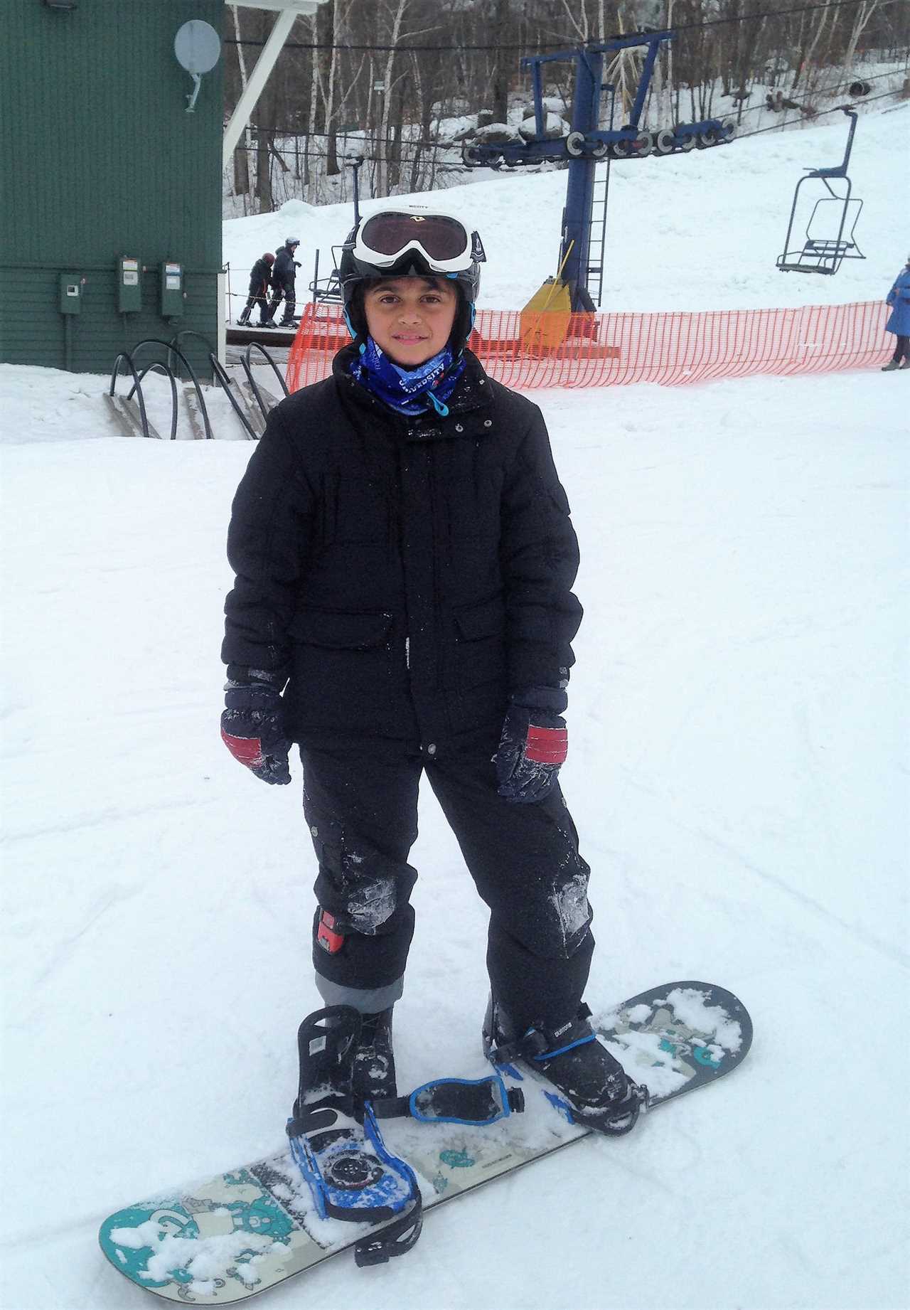 snowboarding and skiing school, smuggler's notch resort, vermont