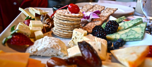 international cheese platter at jupiter fine dining 