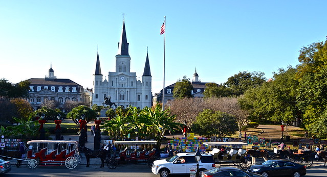 horse carriages jackson square new orleans la