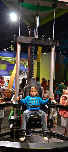 levitating at Discovery discovery place charlotte nc