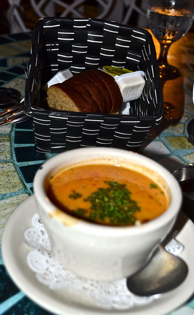 lobster bisque at raintree restaurant st. augustine fl 