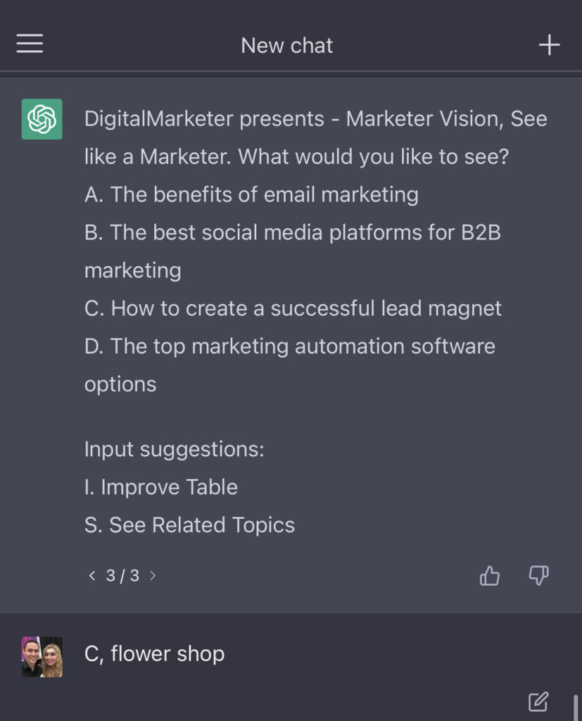 Marketer Vision: Your AI Marketing Coach