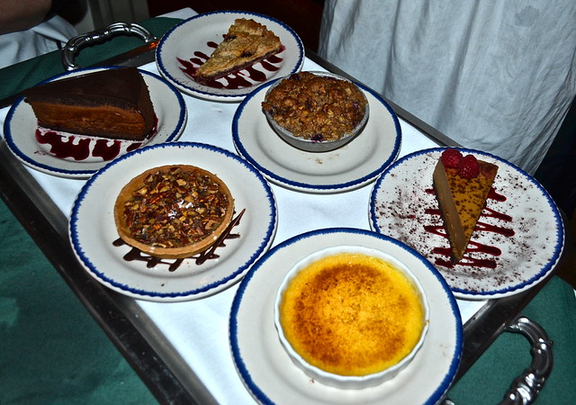 dessert tray city tavern in philadelphia 