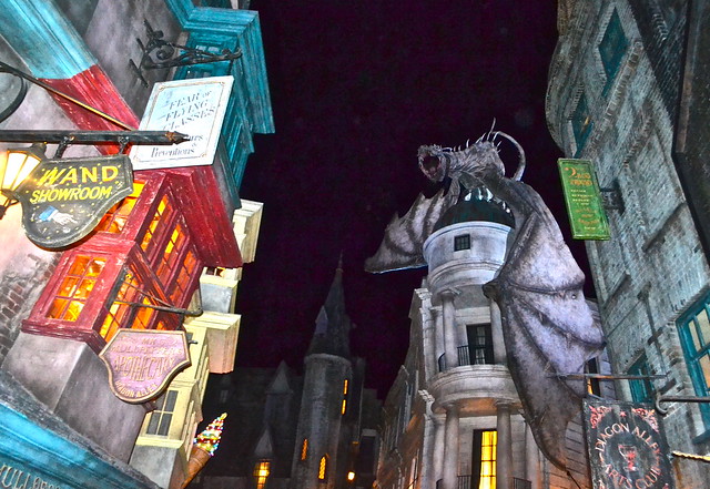 diagon alley, Universal Studios in Florida