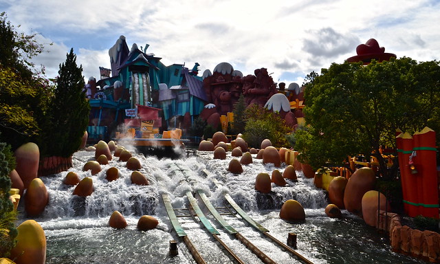 water ride in Universal Studios 