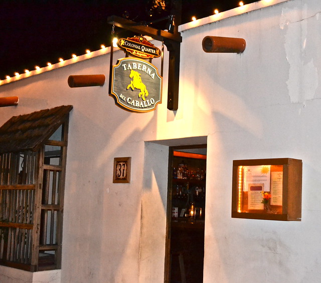 Entrance To The Taberna del Caballo in St Augustine Colonial Quarter FLorida