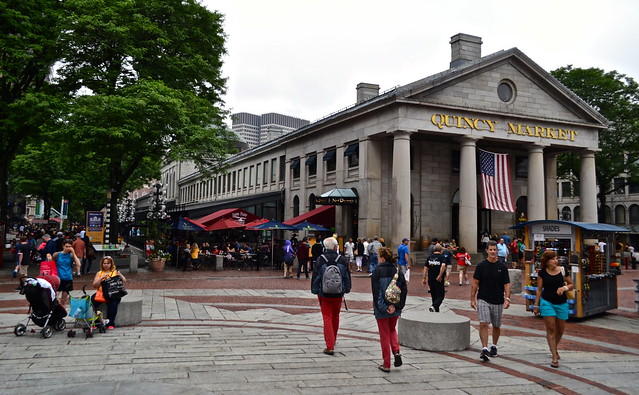 quincy market in boston, Faneuil hall in boston