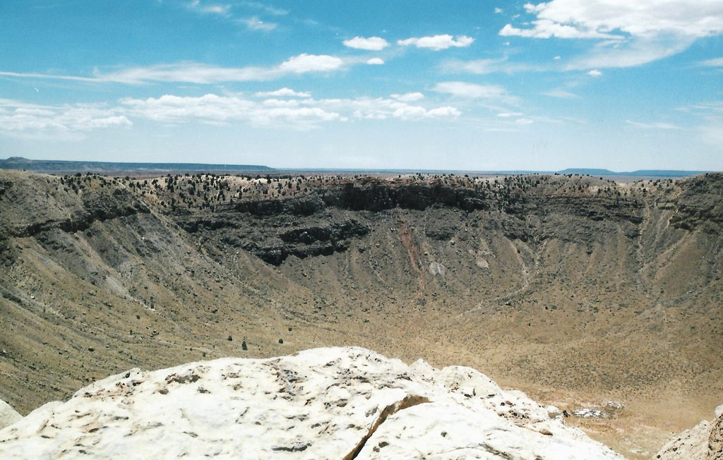 meteor crater in winslow, Arizona