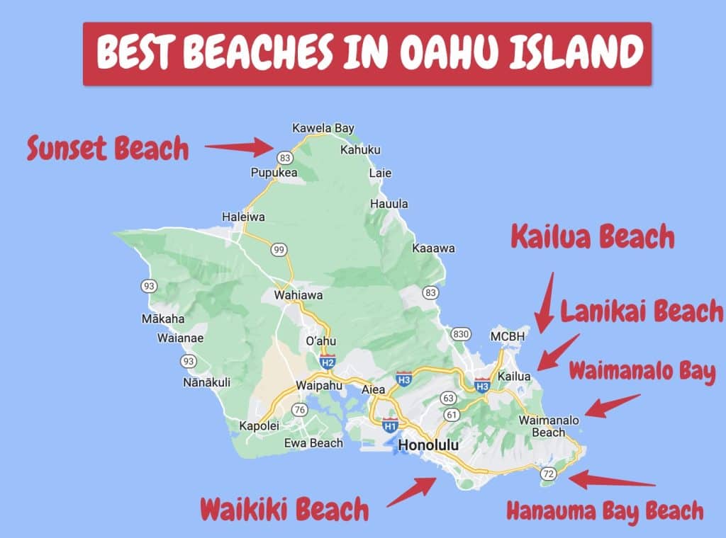 Visit the 7 best beaches on OAHU Island in Hawaii this summer 2023