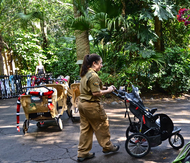 stroller parking in disney world