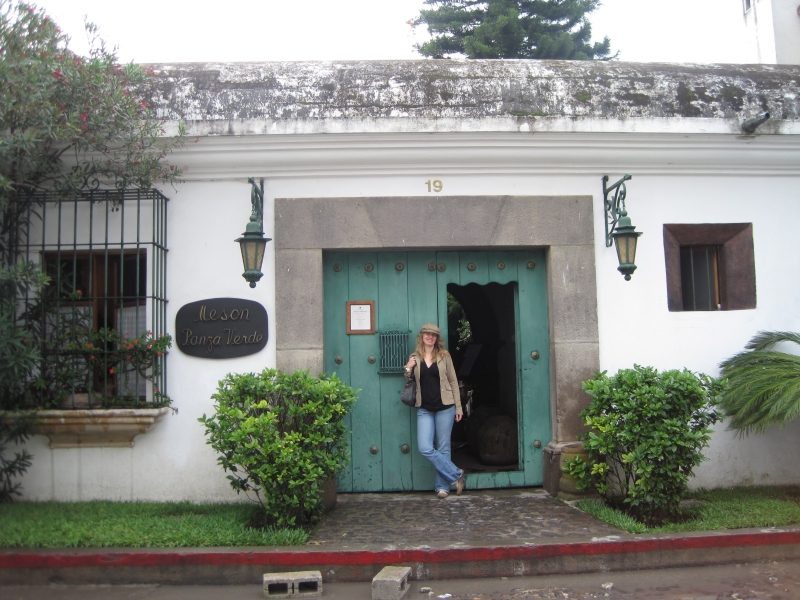 meson panza verde antigua guatemala entrance