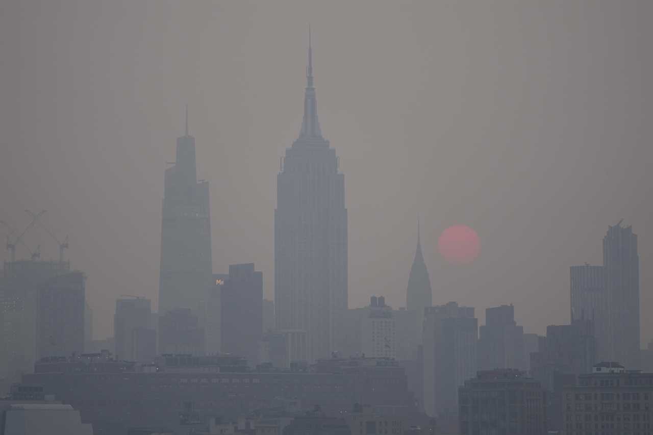 NY officials warn about health effects of Canada wildfire smoke