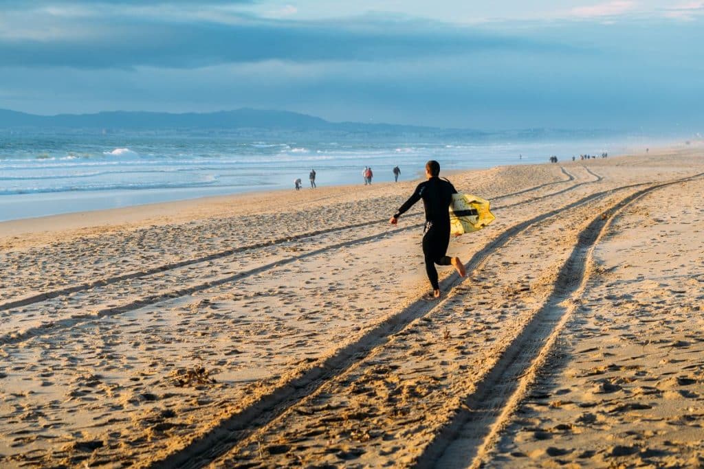 caparica beach in portugal