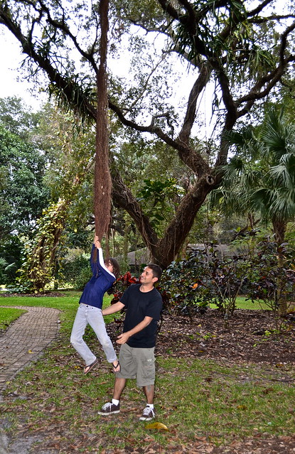 boys playing at flamingo sanctuary florida 