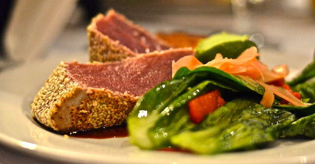 seared sesame tuna