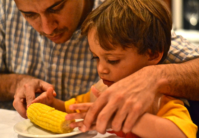 corn on the cob with butter