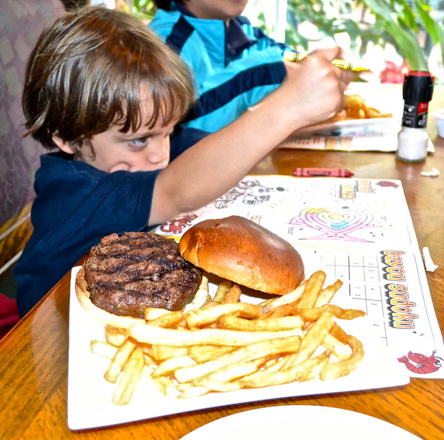 kids menu at harry's seafood 