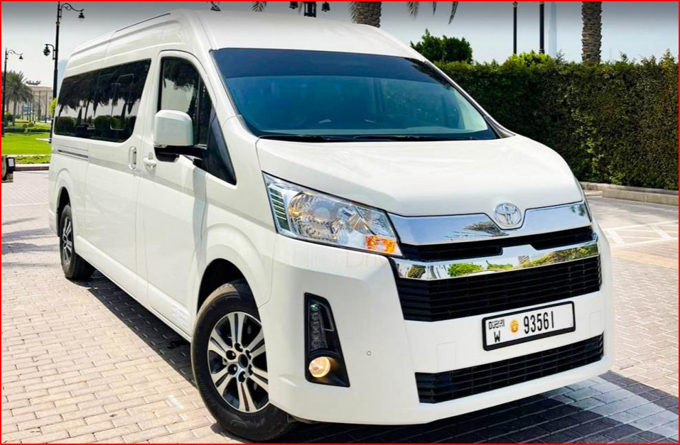 Rent a Van for 14 Seats in Abu Dhabi to Get Around Town.