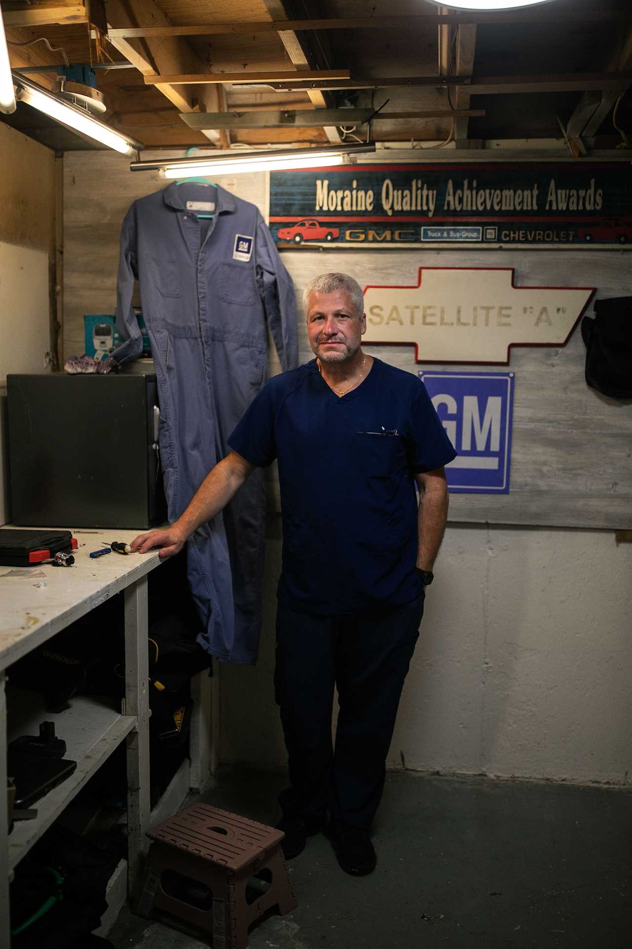 Portrait of a Pink-Collar Working Man