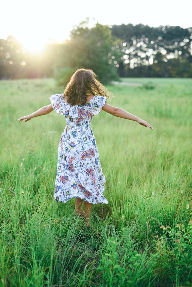 Mixing and matching prints and colors for floral dresses