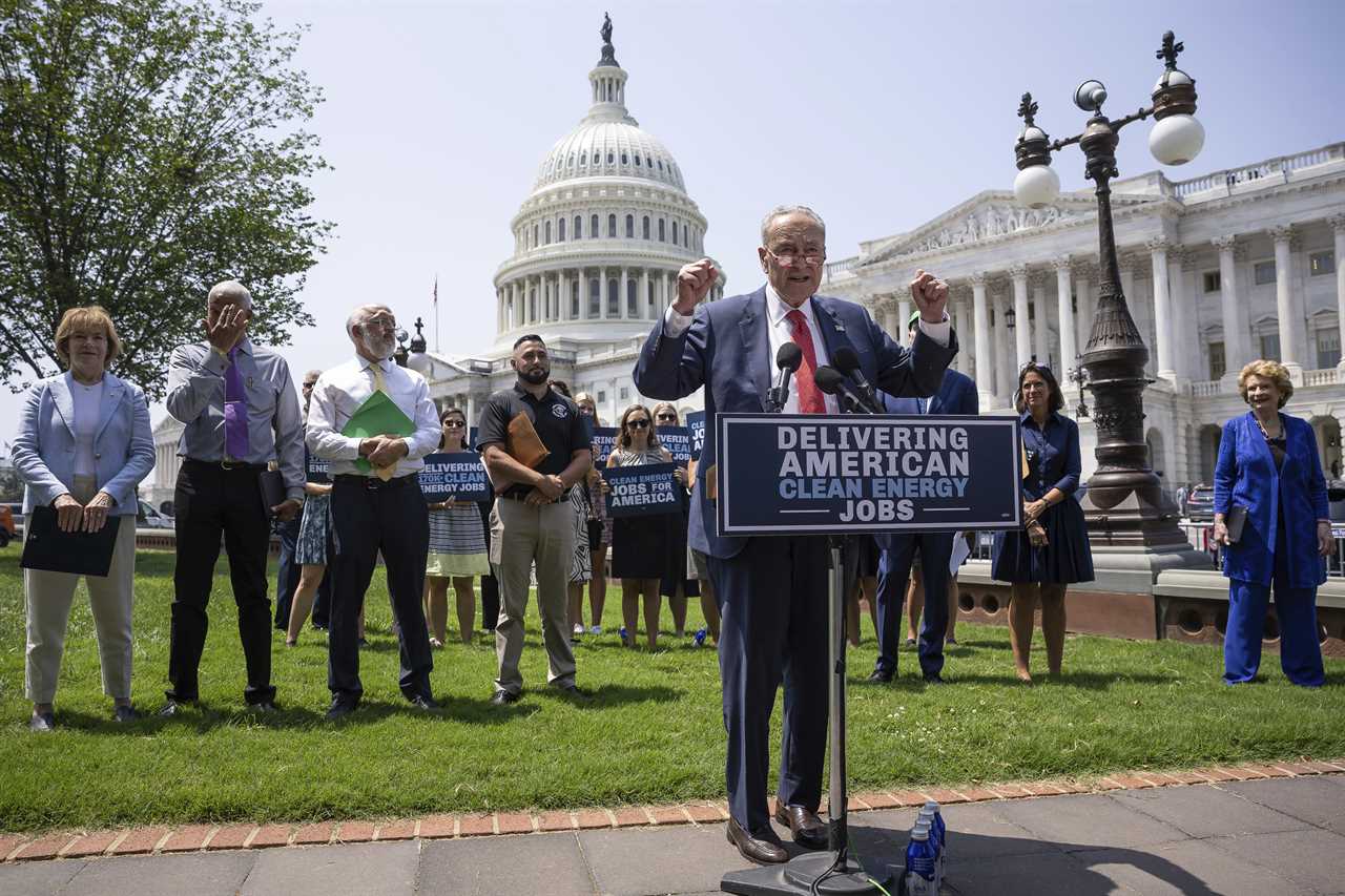 Democrats demand more on the anniversary of climate law