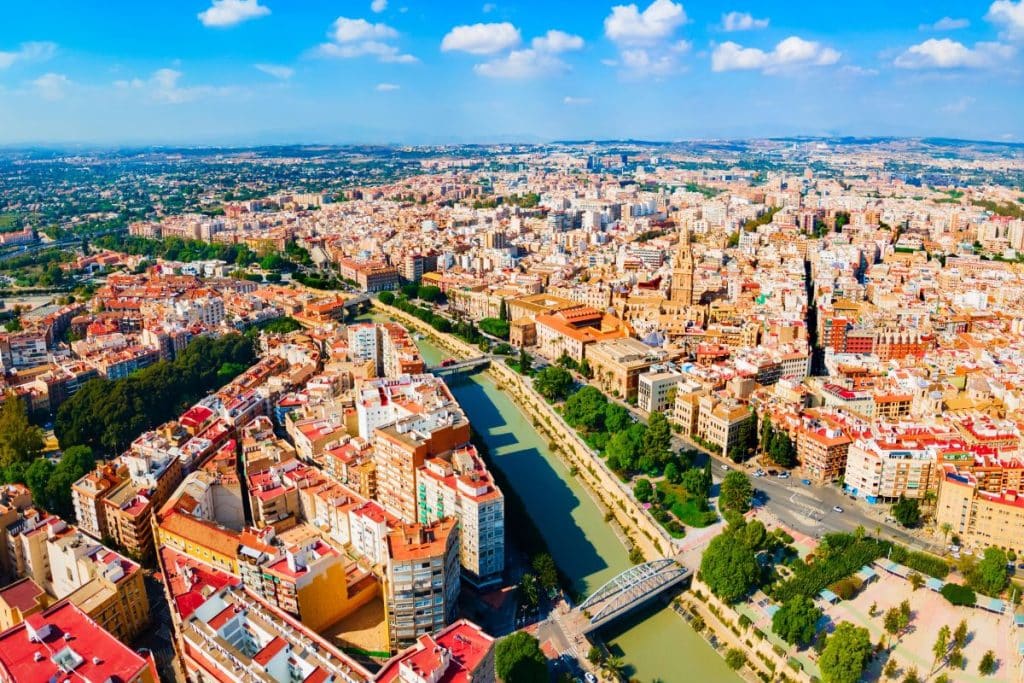 view of murcia city