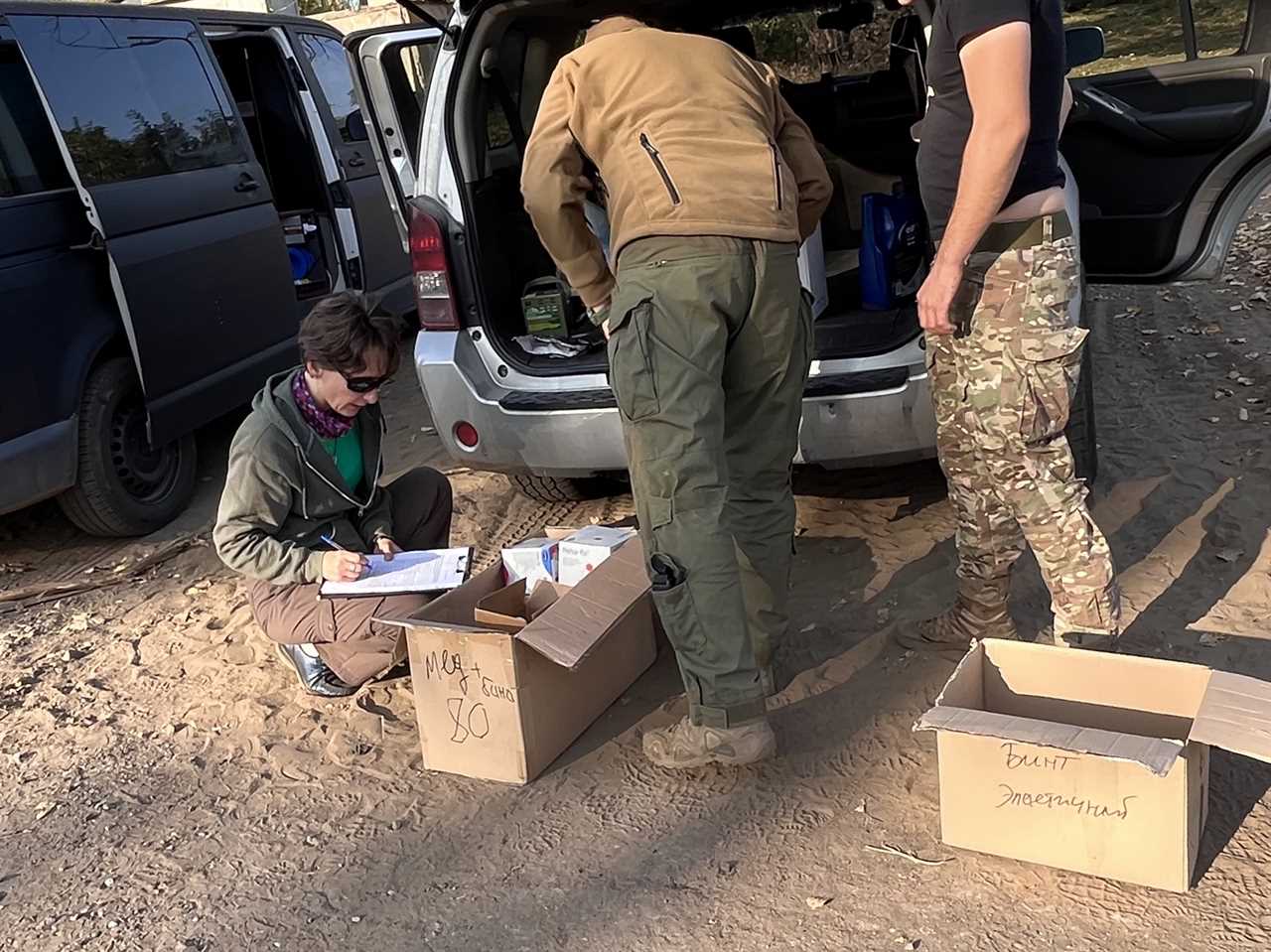 Volunteers are delivering supplies to the frontline of Ukraine. I'm one of them.