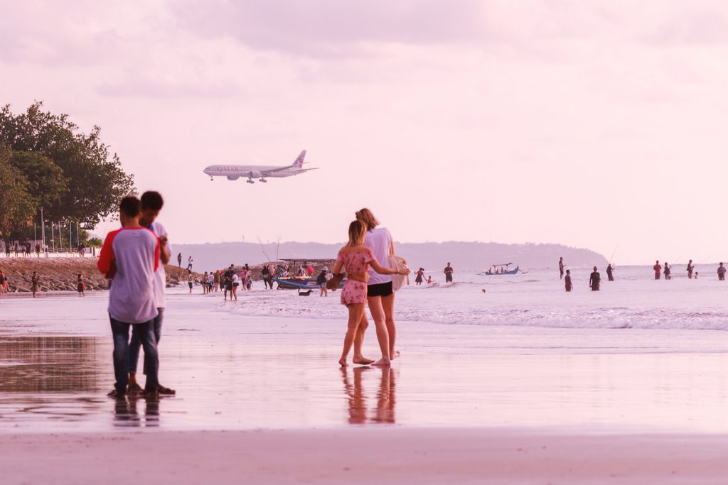 bali airplane landing