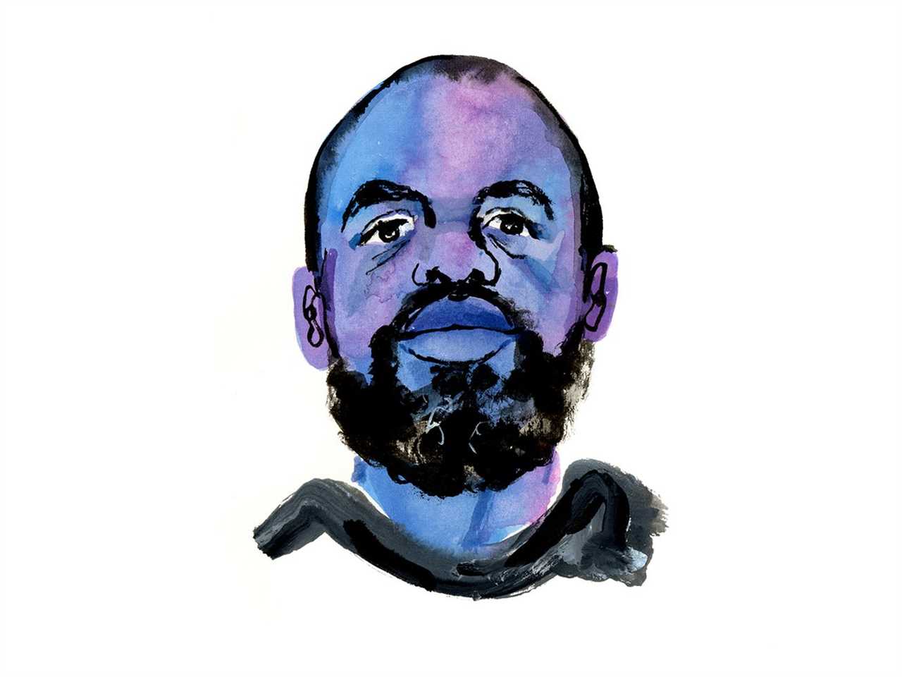 Illustrated portrait of Christopher “Soul” Eubanks