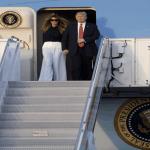 President Trump and first lady Melania Trump