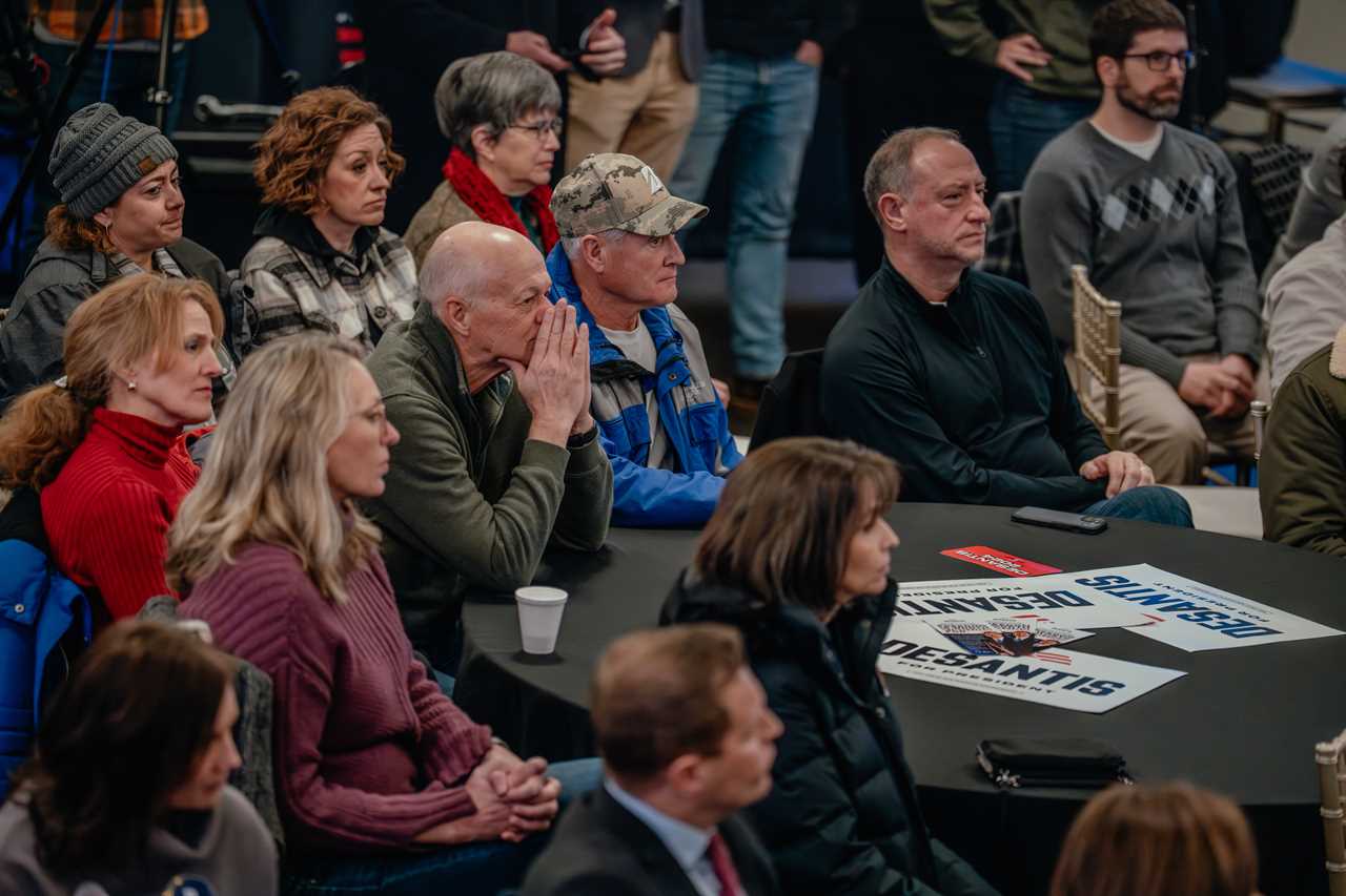 DeSantis' supporters prepare for the Iowa election