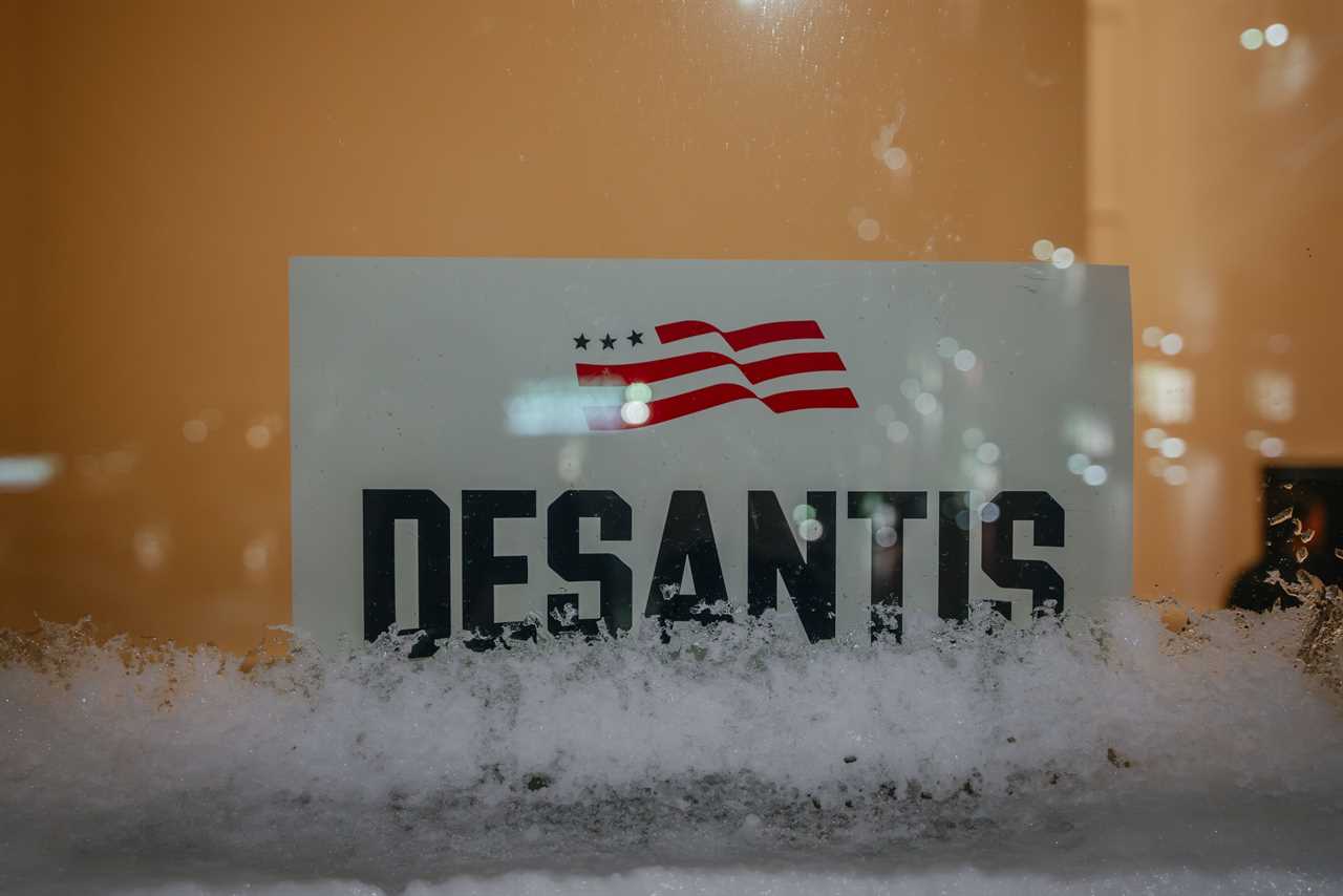 DeSantis' supporters prepare for the Iowa election