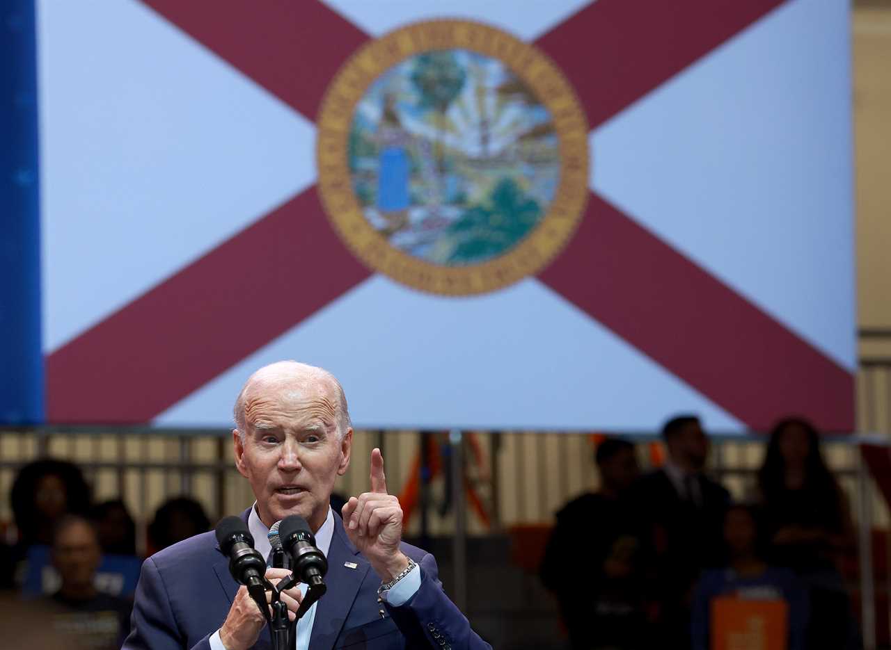 Biden makes a swing in 'Trump Country,' a country that is not friendly.