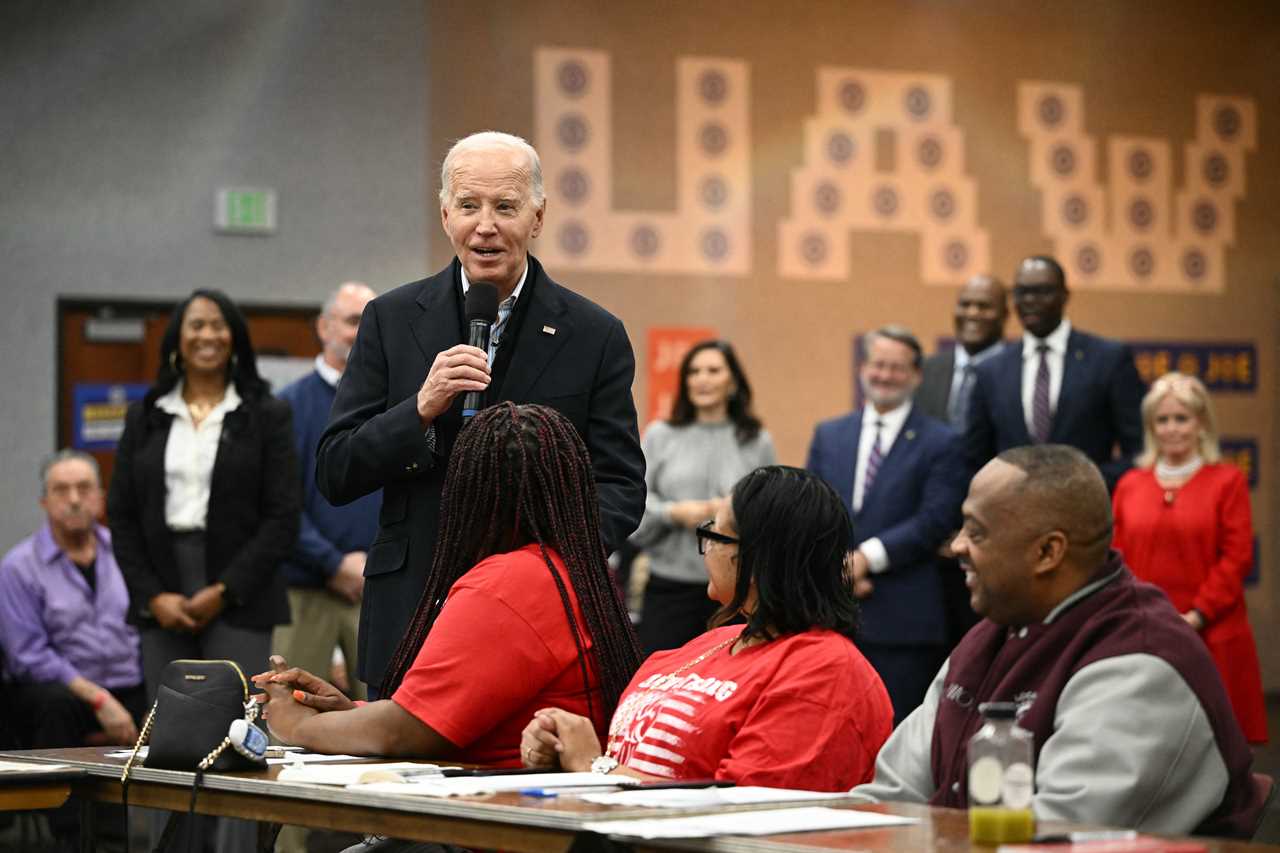 Biden courted Michigan's union-voting voters amid tensions with the state's Arab Americans