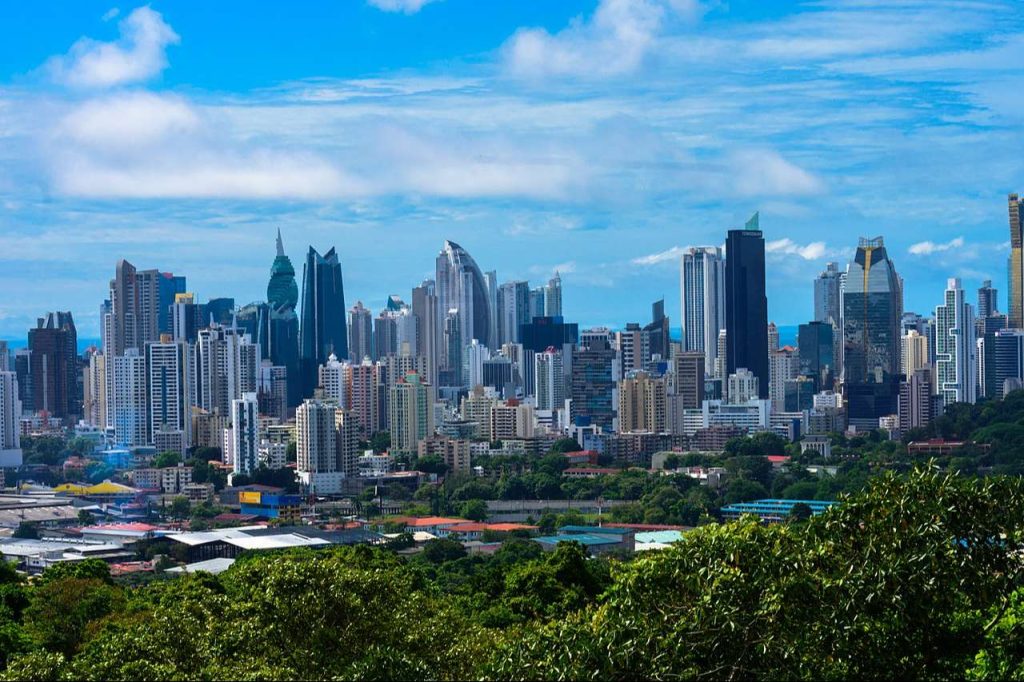 view of panama city buildings 