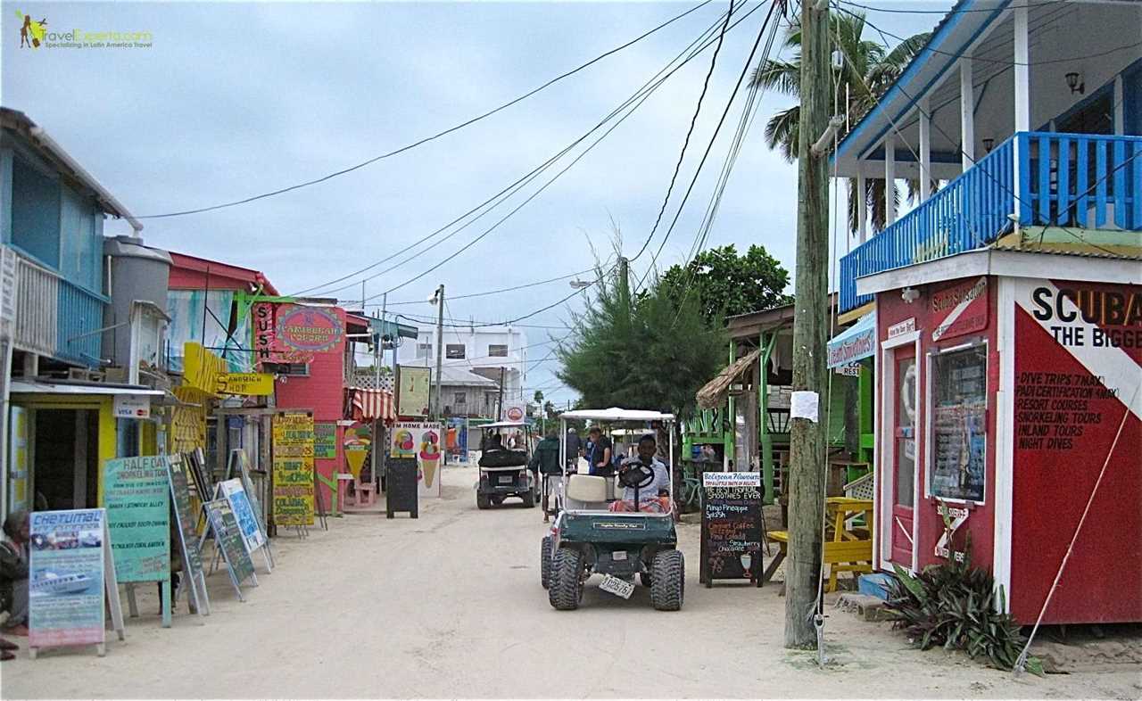 caye caulker belize main street